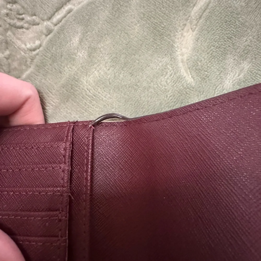 Michael Kors Maroon Signature Wallet - Picture 5 of 7